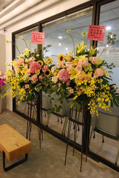 開幕與辦公室成立花藝佈置